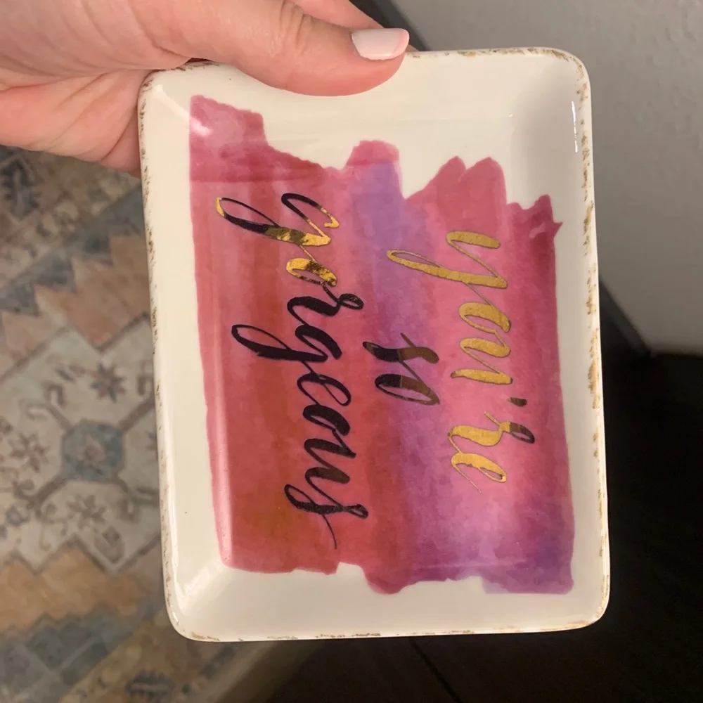 Glass Jewelry Dish